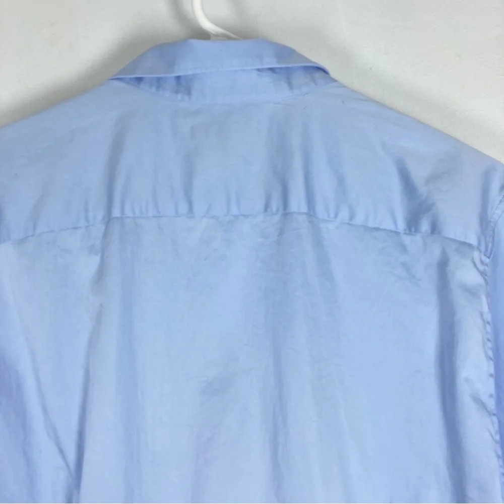 Ted Baker London Shirt Men’s Button Dow Blue  Cotton Long Sleeve Size 5 Office - Picture 14 of 16